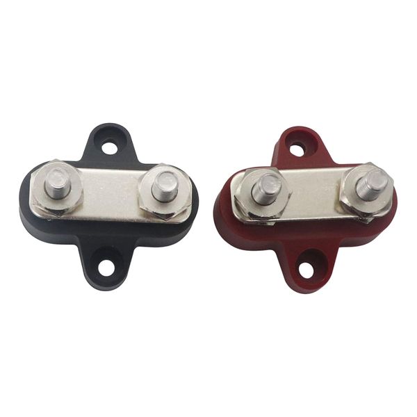 

2x m6 busbar power distribution box terminal block 48v