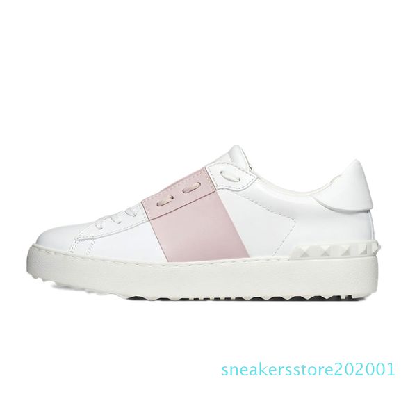 

1new arrival casual shoes white black red fashion mens women leather breathable shoes open low sports sneakers size 35-46 s01