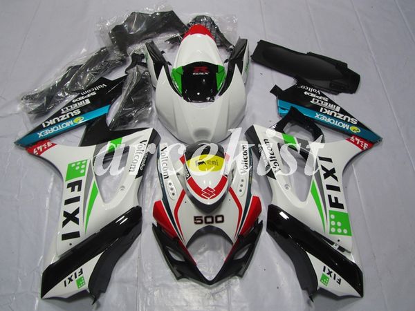 

4 бесплатные подарки для мотоциклов новый abs полный комплект обтекатели fit для suzuki gsx-r1000 2007 2008 07 08 gsxr1000 k7 набор тела бел