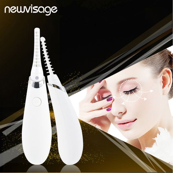 

electric heated eyelash curler women tool long lasting eye lash perm heating device usb charging eyelashes curling beauty