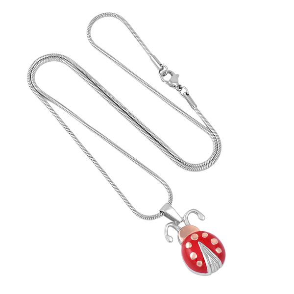 

cremation necklace urn memorial keepsake pendant for ashes jewelry stainless steel, Silver