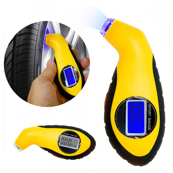 

new arrival digital auto car tire pressure gauge meter tyre pressure gauge lcd manometer barometers tester tool