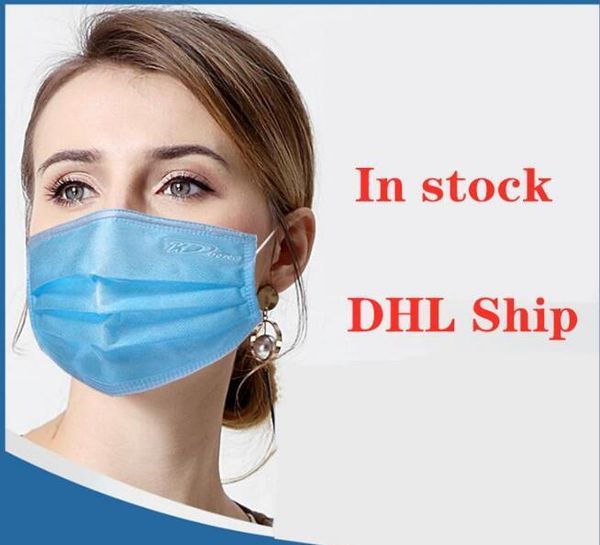 

dhl delivery, disposable male and female protective masks, disposable civil outdoor dustproof masks