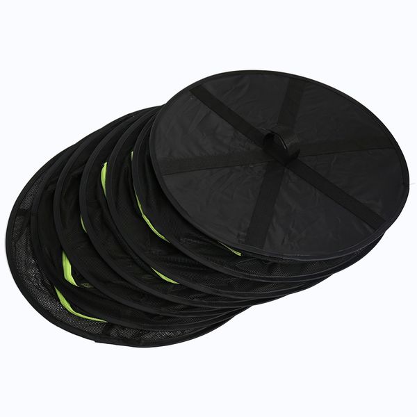 

new 45cm 4-layer folding herbs drying mesh net rack zipper bean buds plant grass bag