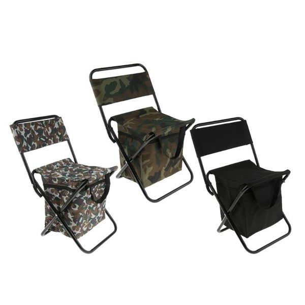 

outdoor folding camping chairs portable outdoor backpack fishing stool cooler tote lightweight foldable