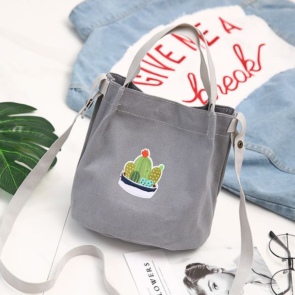 

new ladies girls small cactus canvas cross body over shoulder shopping bags botton pockets 2020