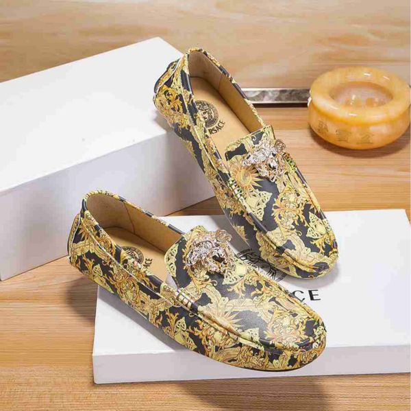 

new business men's shoes classic style shoes 38-45 flat shoes (with box + dust bag, Black