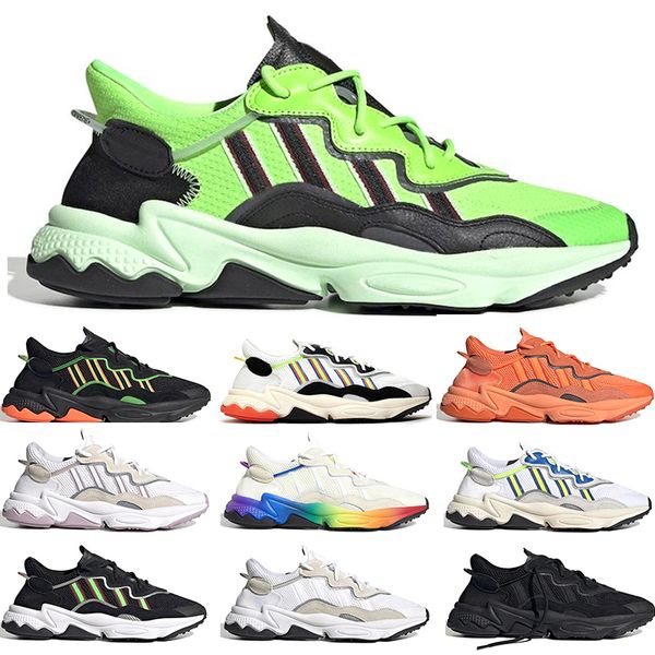 

2020 new arrivel 3m reflective running shoes for men women neon green solar yellow halloween tones core black sports sneakers size 36-45