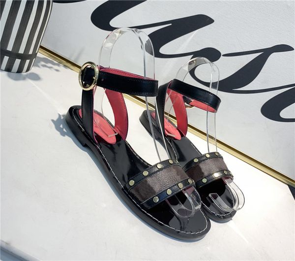 

classic women's casual sandals lady's flat sandals shoes summer beach slippers flip flop wirh box, Black