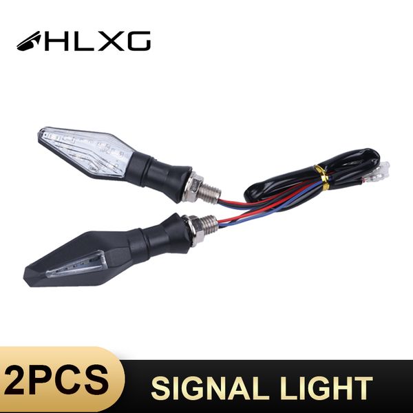 

hlxg 2pcs universal motorcycle led flashers lighting indicators amber blinker light motorcycle accessories turn signal light 12v