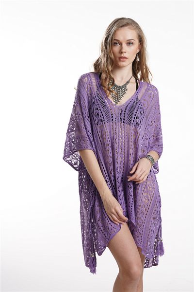 

dhl женские v-образным вырезом плюс размер короткие свободные вязаные пляжные платья летний купальник бикини пляжные купальники прикрыть, Black;gray