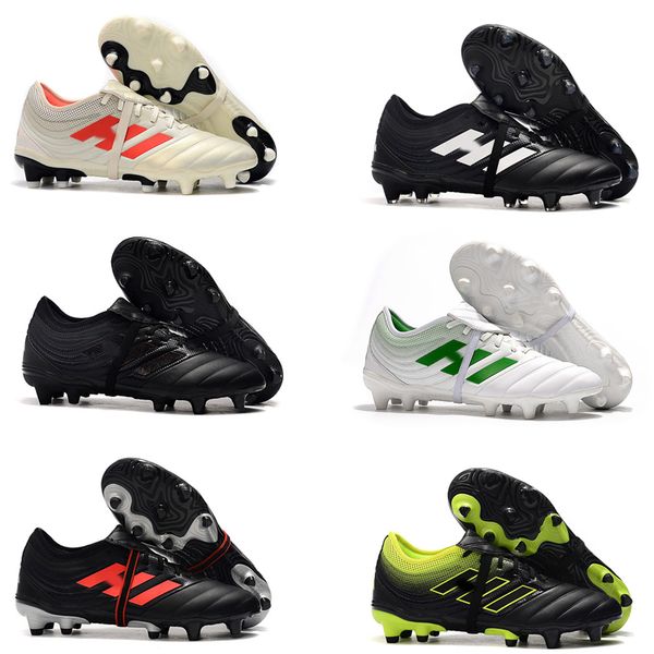 

mens copa gloro 19.2 fg champagne black white green soccer football shoes boots 19 scarpe calcio cleats size 39-45
