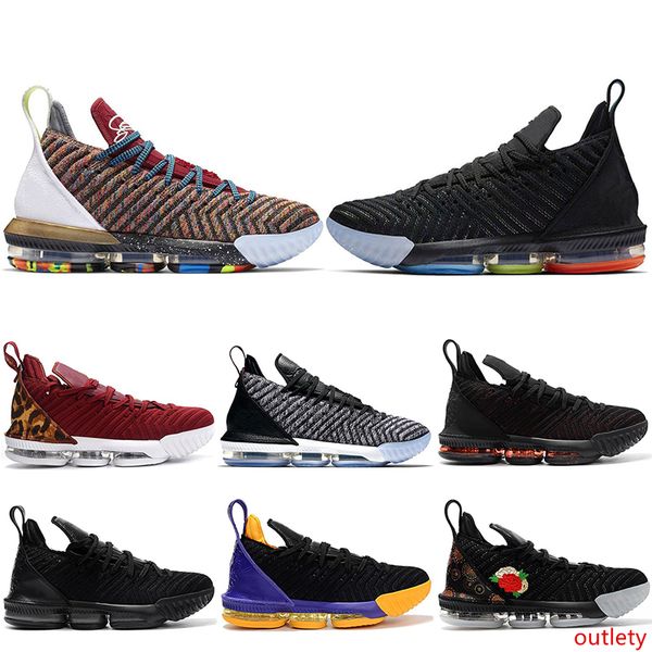 

mens basketball shoes 16 16s 1 thru 5 i promise king oreo fresh bred triple black lakers what the trainer sports sneakers 7-12