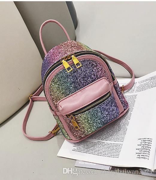 

2019 женский новый прилив рука сумка японский и корейский дикий горячий хип-хоп рюкзак мода студент сумка рюкзак розовый