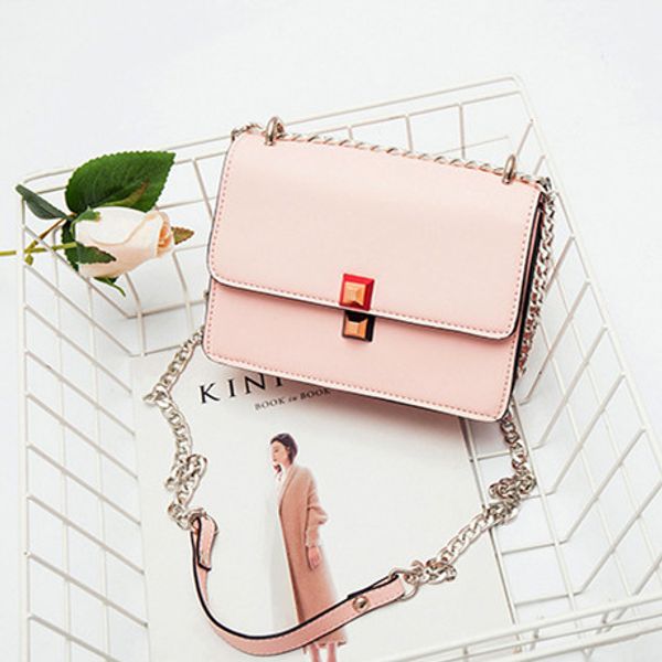 

nigedu women shoulder bag designer colored rivet chain small flap bags for women's 2019 ladies satchel sling bags white bolsa