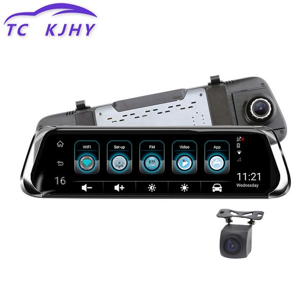 

full hd 1080p driving recorder rearview mirror dash camera night vision touch screen lcd car video recorder wide ange usb car dvr