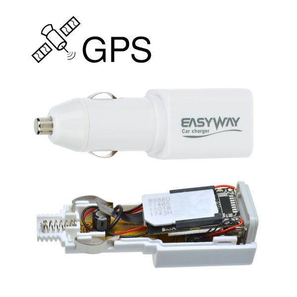 

real time gps tracker gsm gprs tracking device car charger with usb port powering