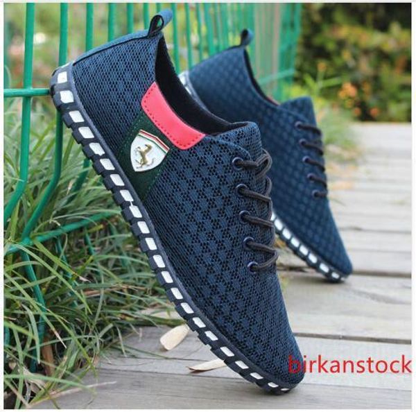 

men casual shoes new arrival breathable mesh flats shoes men loafers slip on mens driving shoes