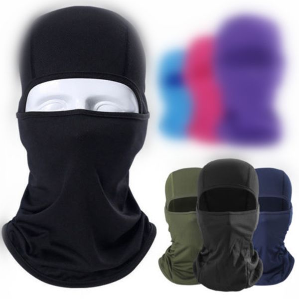 

2018 new full face cover mask three hat winter stretch snow mask beanie hat cap new black warm face masks