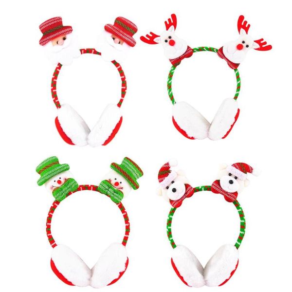 

christmas decor kid festival supply soft hair clasp warmer earmuffs