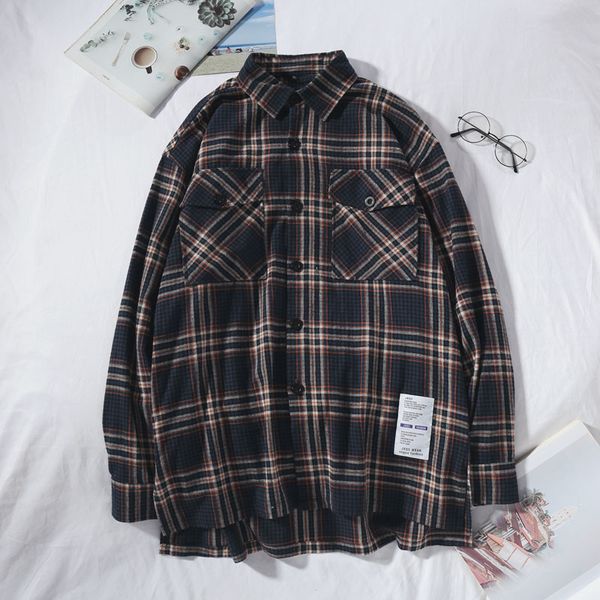 

winter casual fashion men shirt cotton warm luxury men designer shirts boutique business european american private custom shirt, White;black