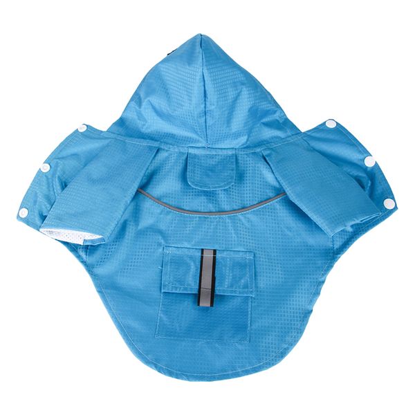 

fashion pet dog waterproof raincoat hooded jacket for dogs puppy