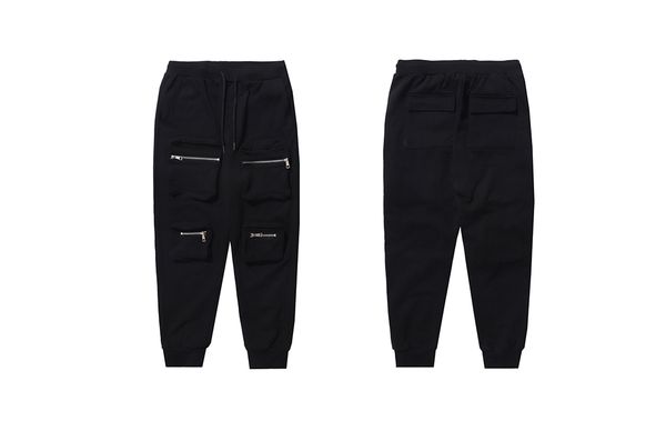 

2020 new men's summer collection is a multi-pocket sporty black men's slacks