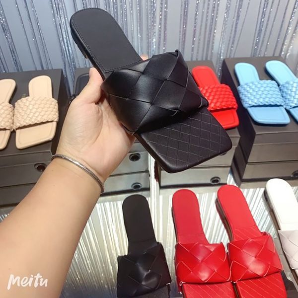 

2020 дамы случайные кожа пляжные сандалии и тапочки открытый флип-флоп моды плоские сандалии, Black