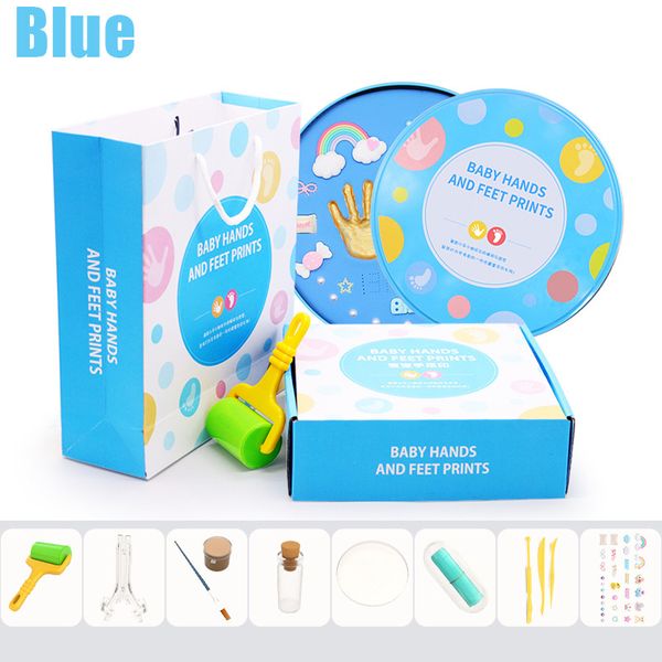 

baby handprint footprint kit newborn baby p album personalized footprint decorations box
