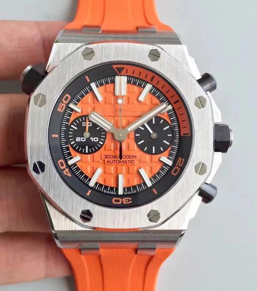 

Новые мужские часы резиновый ремешок королевский дуб автоматический импортный м