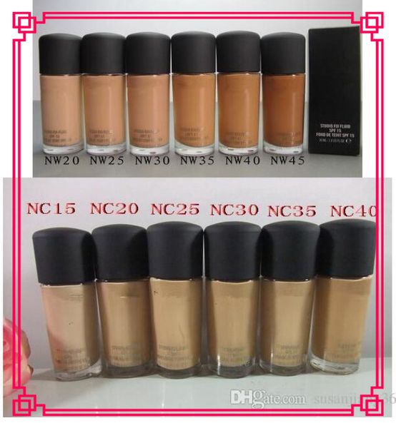 

Brazil nw tudio fix fluid foundation makeup liquid foundation nc color found de teint 30ml nc15 20 25 30 35 40