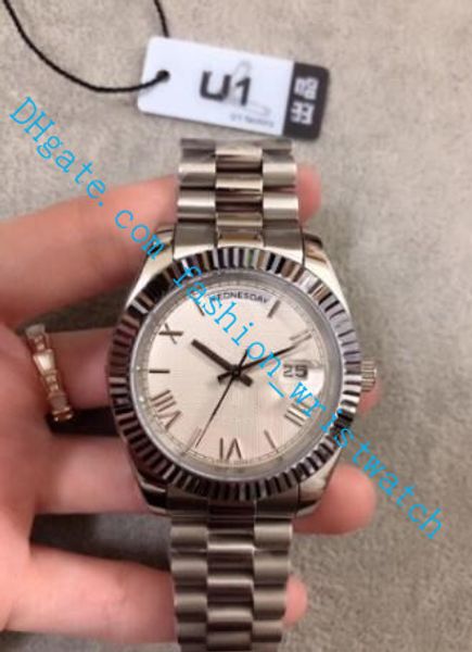 

new version men wristwatch 40mm 228235 228206 228239 218238 automatic stainless steel bracelet luxury men watch ing, Slivery;brown