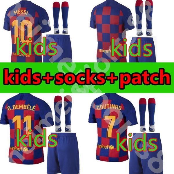 

Barcelona kid kit occer jer ey boy youth 19 20 pique me uárez o dembele coutinho malcom 2019 2020 boy et football hirt nino