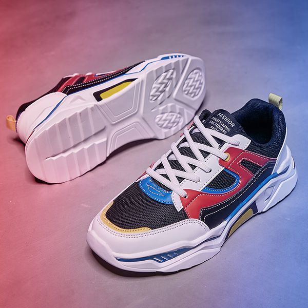 

outdoor men shoes krasovki men's casual shoes sneakers breathable footwear sapato masculino comfortable dropshipping 39-44, Black