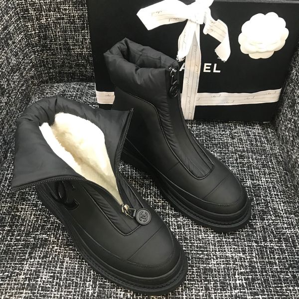 

new luxury women's shoes martin snow boots fashion design brand winter women's boots very warm platform gse, Black