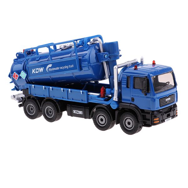 

1:50 scale toy model alloy wastewater recycling carrier van model kids toy
