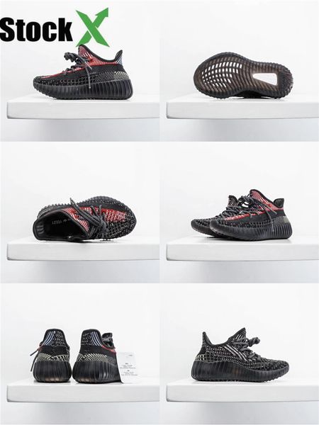 

kids new cinder reflective desage sage earth running shoes with box kanye west yeezreel yecheil s s designer sneakers#579