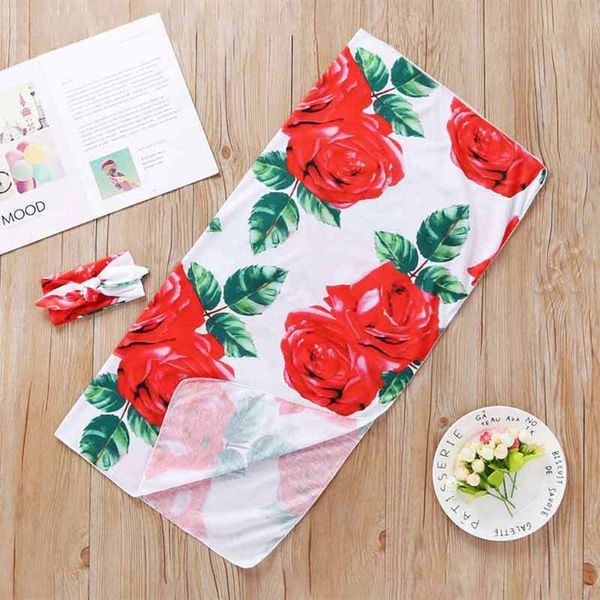 

новорожденные цветочные пеленальный спальный мешок младенца infant wrap одеяло повязка photoprop k4ue