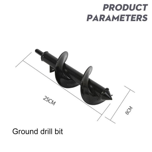 

8x25 30cm garden auger post hole digger drill bit rapid pplanting grass auger hole digger for hex drive drill lanter