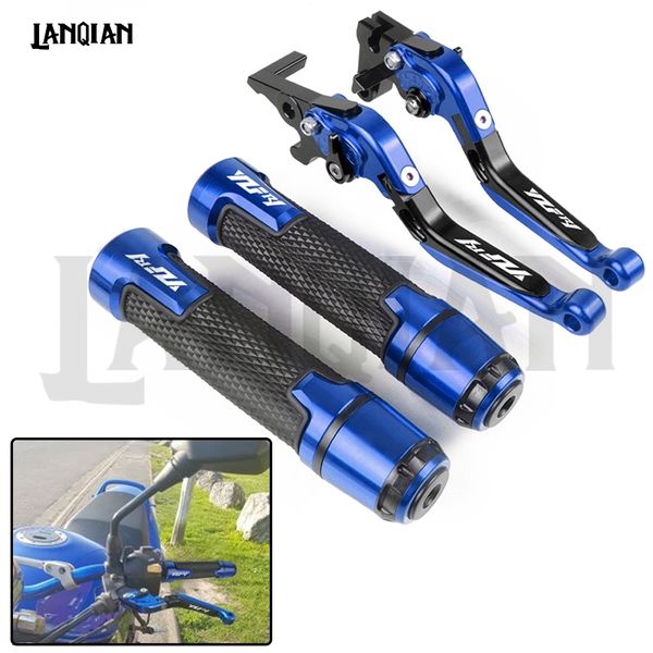 

for yamaha yzf r1 yzf-r1 motorcycle cnc brake clutch lever & 7/8 22mm handlebar grips yzfr1 2004 2005 2006 2007 2008 accessories