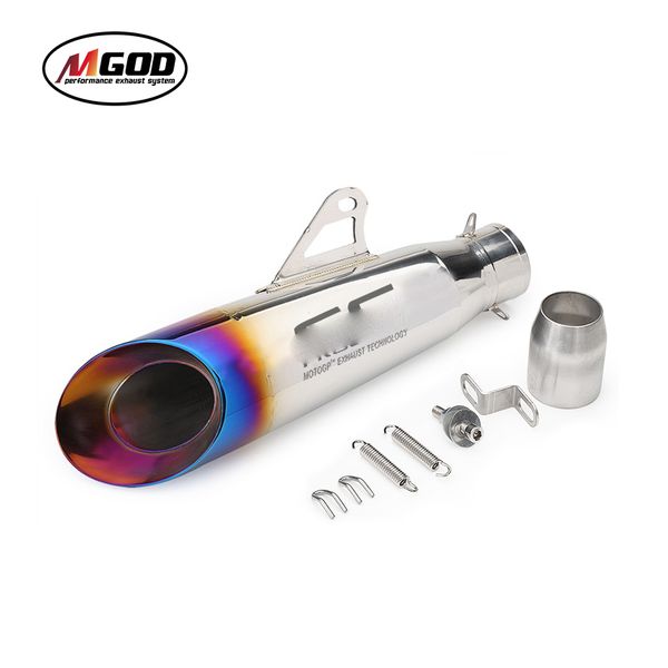 

51mm universal motorcycle exhaust muffler pipe escape moto for sc yamaha r1 r3 r6 cbr10000 z1000 r6 cbr600 scooter dirt pit bike