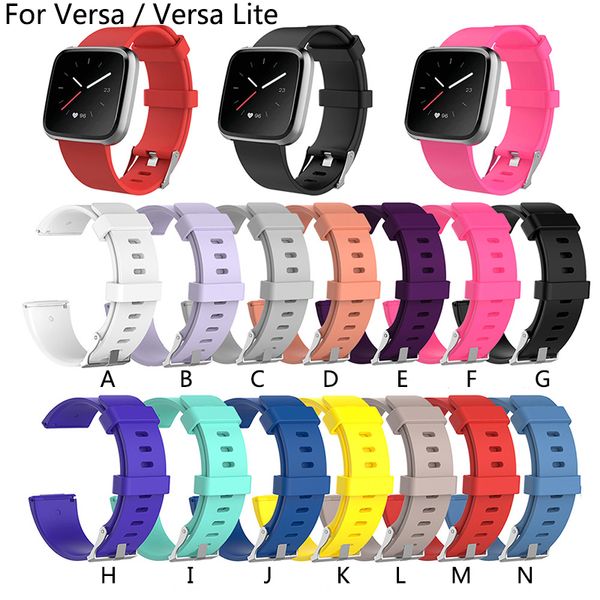 

New Arrival For Fitbit Versa Lite Wristband Wrist Strap Smart Watch Band Strap Soft Watchband Replacement Smartwatch Band FREE SHIP