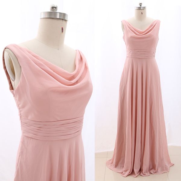 

macloth pink sheath o neck floor-length long chiffon prom dresses dress xxl 267048 clearance, White;black