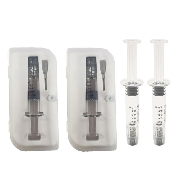 

1мл масло Патроны стекла Шприцы Luer замок Luer головка с Measurement Марк Injector Vape Pen завалки масла Пусто Розничная Подарочные коробки Упаковка
