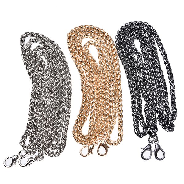 

hardware purse chain strap bag chain handbag replacement bag diy strap, Black