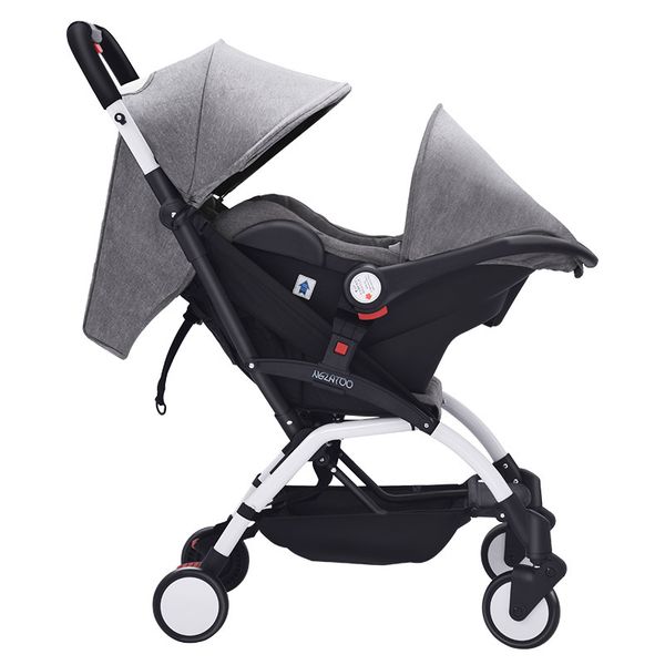 

baby portable trolley light folding tri-in-one child's basket car seat