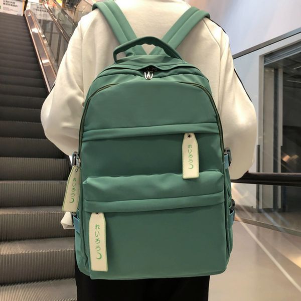 

female large school bags for teenage girls 2020 nylon backpack women mochilas sac a dos ladies laprucksack men bag pack