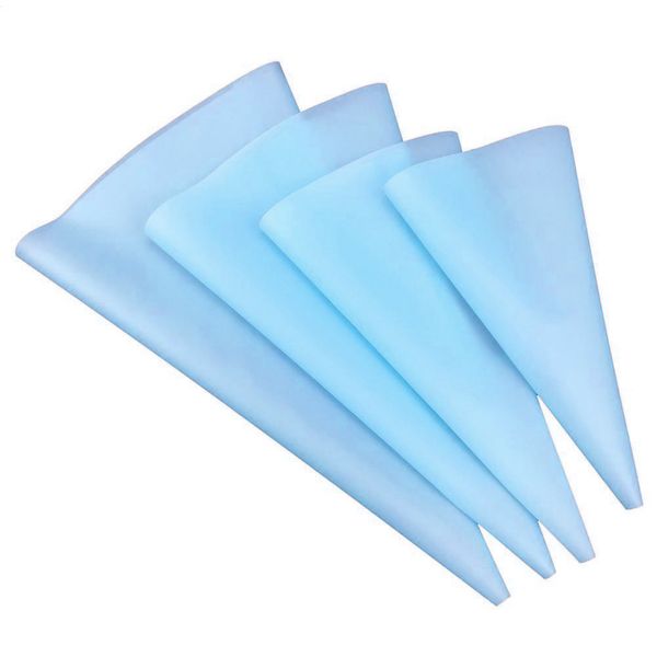 

4pcs decorating diy confectionery silicone baking cake piping bags cream pastry bags