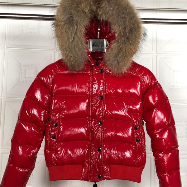 

new arrival winter brand jackets mens women down coats designer women thick jackets luxury real fur hoodie outer wear windbreaker b103415, Black