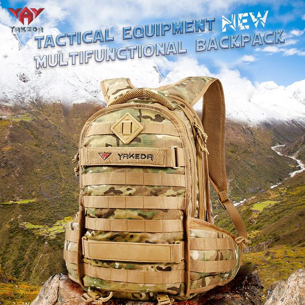 

yakeda tactical backpack 1000d army bag outdoor waterproof 40l bagpack waterproof travel hiking mochila molle bags